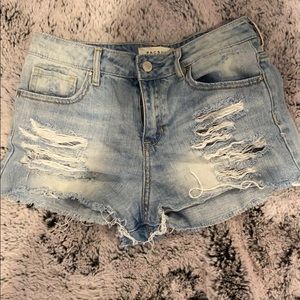 Denim shorts